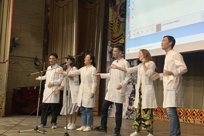 The KRSU «Natus Vincere» team won the Morphology Olympiad «Medicine without Borders»